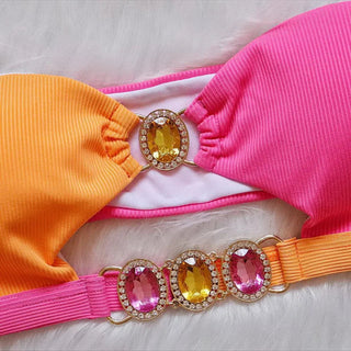 Para Praia Cameo Push Up Bikini Set Female Alodia Store
