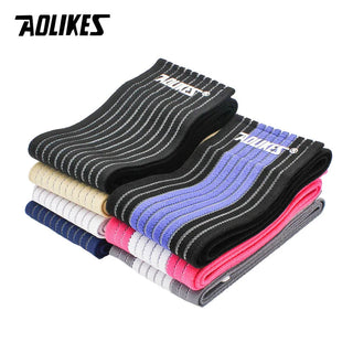 AOLIKES 1PCS Basketball Badminton Tennis Elbow Pad Ankle Brace Wrap Support Elastic Gym Sport Elbowband Fitness Bandage Alodia Store