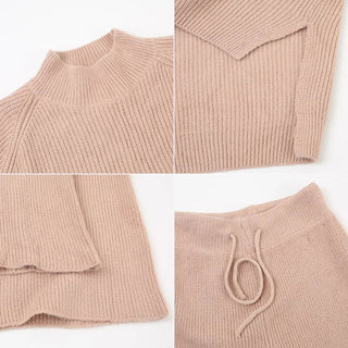 Knitted Women 2 Pieces Pant Sets Alodia Store