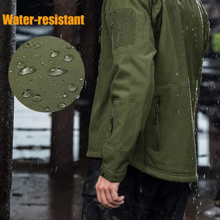 Hooded Man Coat Jacket Military Alodia Store
