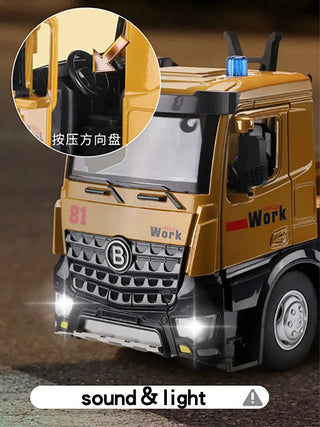 Large Truck Crane Engineering Vehicle Alloy Model Car Alodia Store