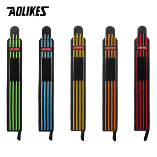AOLIKES 1PCS Wrist Support Straps Wraps For Weight Lifting Fitness Gym Sport Wristbands Alodia Store