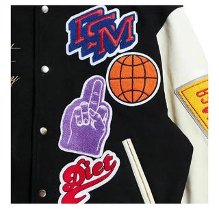 printed vibe style high quality men's and women's loose baseball uniforms couple Alodia Store