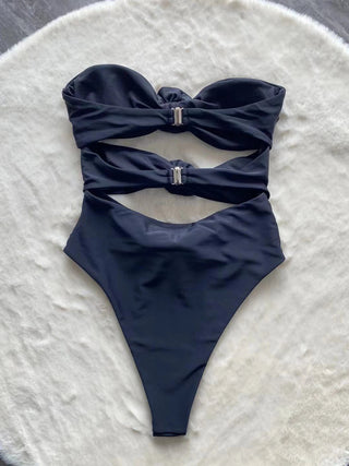Hollow Out Beachwear Bathing Suit ALODIA STORE