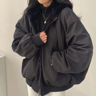 soft and thick leisure stand-up collar women's jacket Alodia Store
