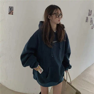 New in Hoodies & Sweatshirts Y2k Streetwear Women Top Hooded Shirt Clothes Longsleeve Oversize Sweatshirt Harajuku Manga Hoodie Alodia Store