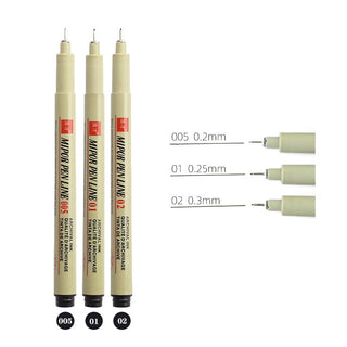 Manga Markers Needle Pen Art Hand-painted Sketch Pens Stationery Set alodia store