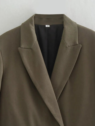 TRAF Office Blazer Women Winter Alodia Store
