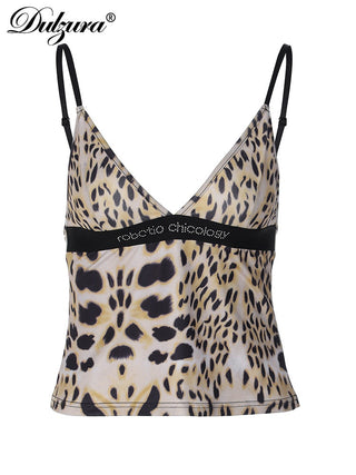 Dulzura Leopard Print Spaghetti Alodia Store