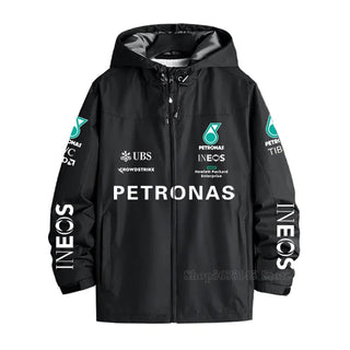 Jacket Windproof Black Blue Alodia Store