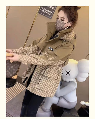 Trench Coat Female Casual Alodia Store
