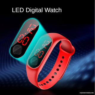 Led Digital Watch Men Women Casual Fashion Sport Girls Bracelet Boys Watches Electronic Silicone Wrist Watch For Children Kids Alodia Store