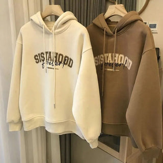 New in Hoodies & Sweatshirts Retro Women 2023 Pullover Y2k Fashion Korea Cute Tops Vintage Clothes Winte Korean Style Longsleeve Alodia Store