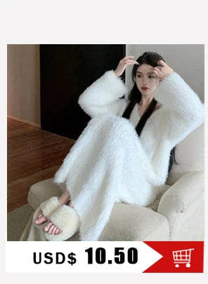Long-sleeved Sexy Lace Home Clothes Night Gown Sleep Dress Alodia Store