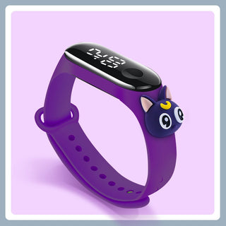 Disney Mickey Mouse Children Watches For Girls Electronic Bracelet Sports LED Spiderman iron Man Doll Kids Watch Waterproof Alodia Store