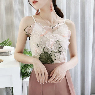 Vintage flower CropTop Patchwork Tank alodia store