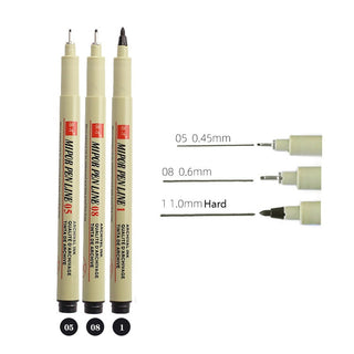 Manga Markers Needle Pen Art Hand-painted Sketch Pens Stationery Set alodia store