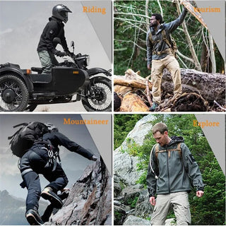Hooded Man Coat Jacket Military Alodia Store