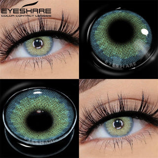 EYESHARE 1 Pair Colored Contact Lenses Natural Look Gray Eye Lenses Brown Contact Blue Lenses Fast Delivery Green Eye Lenses Alodia Store