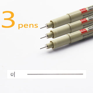 Manga Markers Needle Pen Art Hand-painted Sketch Pens Stationery Set alodia store