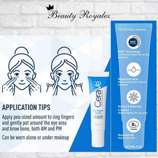 Cerave Eye Cream Repairskin Skin Barrier For Dark Circles Under Eyes Puffiness Moisturizing Whitening Anti-Fine Lines Eye Care Alodia Store