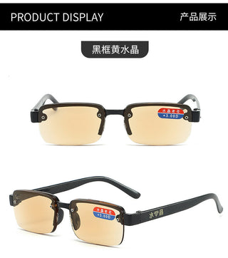 Reading Glasses Men HD Presbyopia Glasses Fashion Eyeglasses +1.0 To +4.0 Retro Glasses for Men alodia store