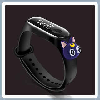 Disney Mickey Mouse Children Watches For Girls Electronic Bracelet Sports LED Spiderman iron Man Doll Kids Watch Waterproof Alodia Store