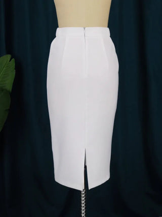 Sets Elagant 6 Buttons Jacket Knee Length Skirts Wide Leg Pants Suits Casual Office Work Alodia Store