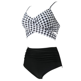 High Waist  Sexy Bikini Set Swimsuit Floral Beachwear V-Neck Bathing Suits Female ALODIA STORE