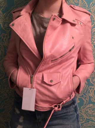 PU jacket Leather Alodia Store