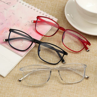 Ultralight PC Frame Reading Glasses Anti Blue Rays Eyeglasses High-definition Reduces Eye Strain Flat Mirror Eyewear +1.0~+4.0 Alodia Store