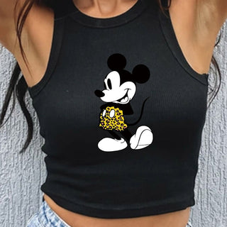 Funny Mickey Mouse Minnie Sleeveless Tank Tops alodia store