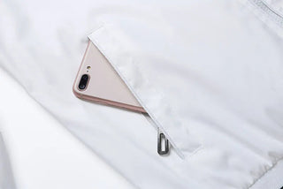 Embroidery CARTELOt Windbreaker Jacket for Men Alodia Store