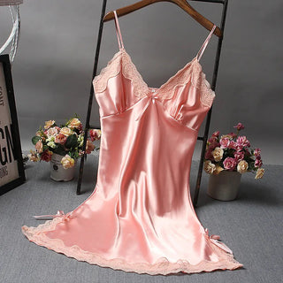 Sexy Lace Patchwork Camisola Lingerie Nighty Alodia Store