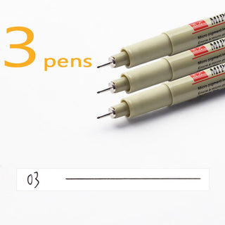 Manga Markers Needle Pen Art Hand-painted Sketch Pens Stationery Set alodia store