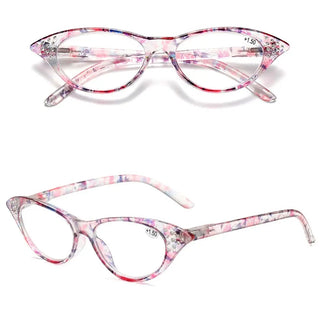 Read Magnification Cat Eye Frame Vision Care Presbyopia Glasses Hyperopia Eyewear Women Reading Glasses Computer Eyeglasses Alodia Store