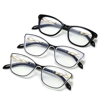 Men Women Portable Eye Protection Vintage Ultra Light Frame Reading Glasses Anti-Blue Light Eyeglasses Alodia Store