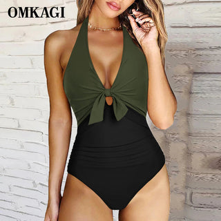 OMKAGI One Piece Swimsuit  Large Size Women' S 2023 Swimwear S Alodia Store