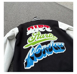 printed vibe style high quality men's and women's loose baseball uniforms couple Alodia Store