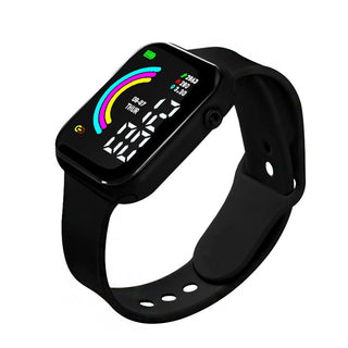 Child Watch Ultra Light LED Digital Watch for Kids Boy Girl Sports Military Silicone Wristband Electronic Clock relogio infantil Alodia Store