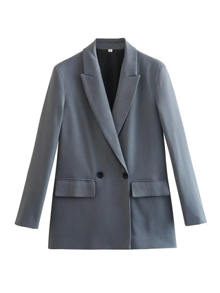TRAF 2024 Long Sleeve Blazers for Women Coat Alodia Store