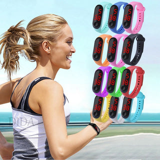 Led Digital Watch Men Women Casual Fashion Sport Girls Bracelet Boys Watches Electronic Silicone Wrist Watch For Children Kids Alodia Store