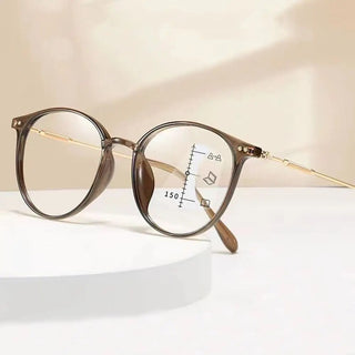 Progressive Multifocal Reading Glasses Anti-Blue Light Computer Glasses Eye Protection Ultra Light Eyeglasses For Men Women Alodia Store