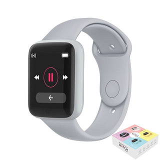 Smart Watch Kids Bluetooth Fitness Tracker Macaron Smartwatch for Men Women Blood Pressure Smart Bracelet for Android IOS Alodia Store