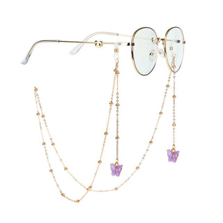 2023 NEW Fashion Pendant Glasses Chains Cross Eyeglasses Sunglasses Spectacles Metal Chain Holder Cord Lanyard Necklace alodia store