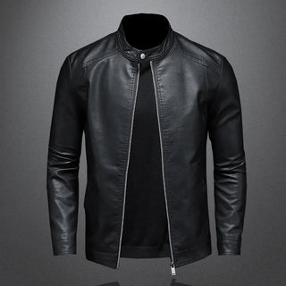 Mens Moto Biker Leather Coat Alodia Store