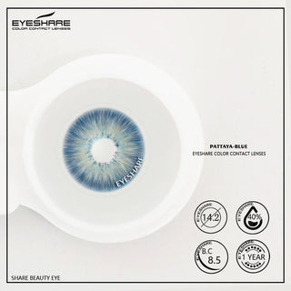 EYESHARE 1 Pair Colored Contact Lenses Natural Look Gray Eye Lenses Brown Contact Blue Lenses Fast Delivery Green Eye Lenses Alodia Store