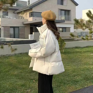 soft and thick leisure stand-up collar women's jacket Alodia Store