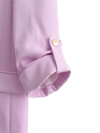 Purple Blazer Women  Elegant Woman Alodia Store