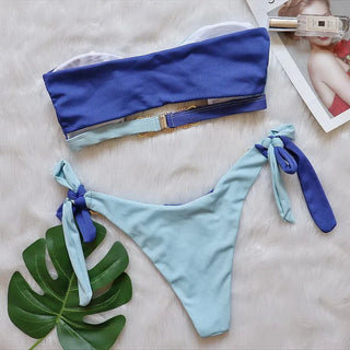 Para Praia Cameo Push Up Bikini Set Female Alodia Store